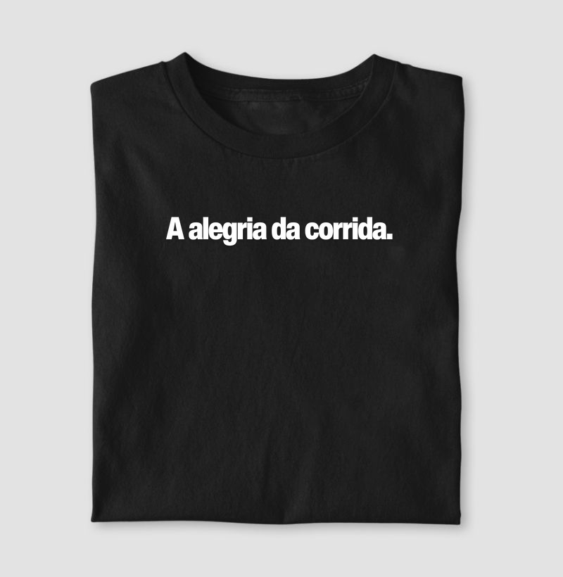 A alegria da corrida