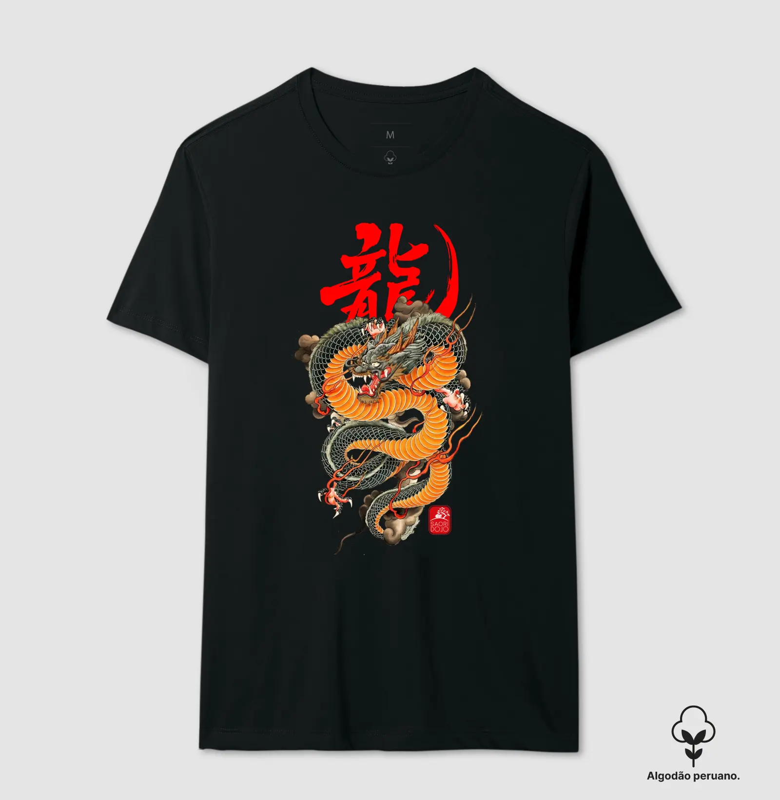 Ryuu Kanji ALGODÃO PERUANO