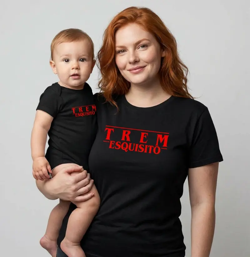 Body Infantil - Trem Esquisito