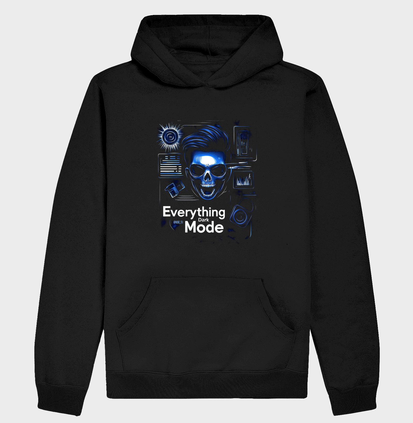 Moletom Hoodie Slim "Everything Dark Mode" T.I