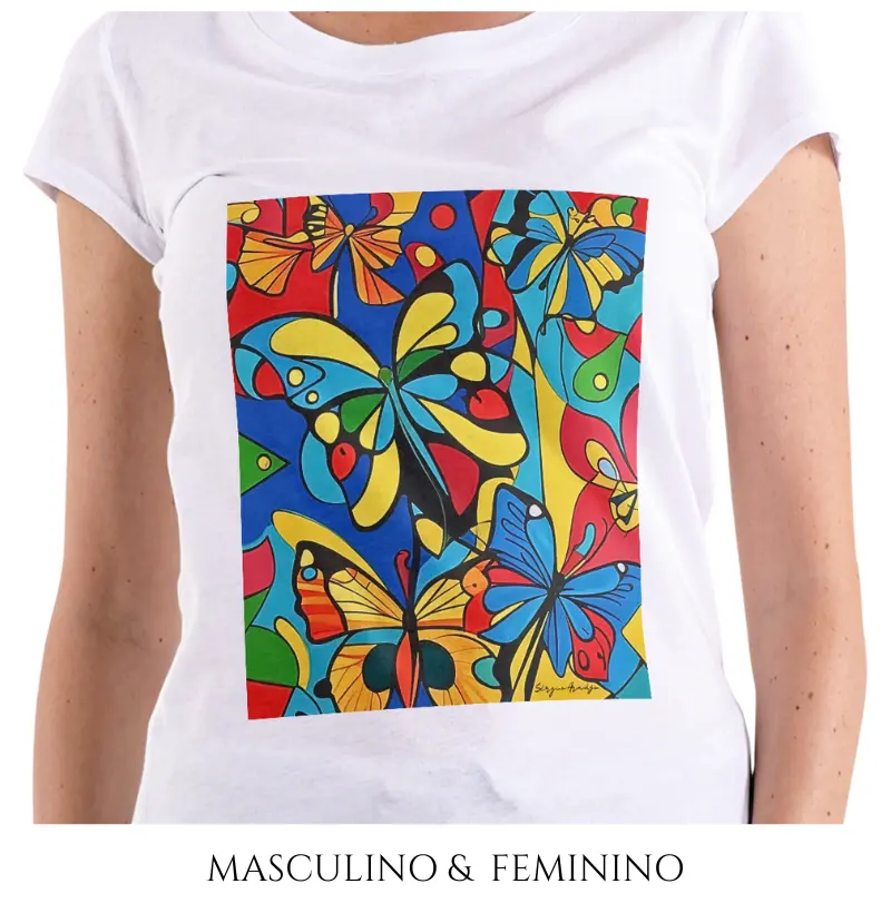 Camiseta Art Butterfly 