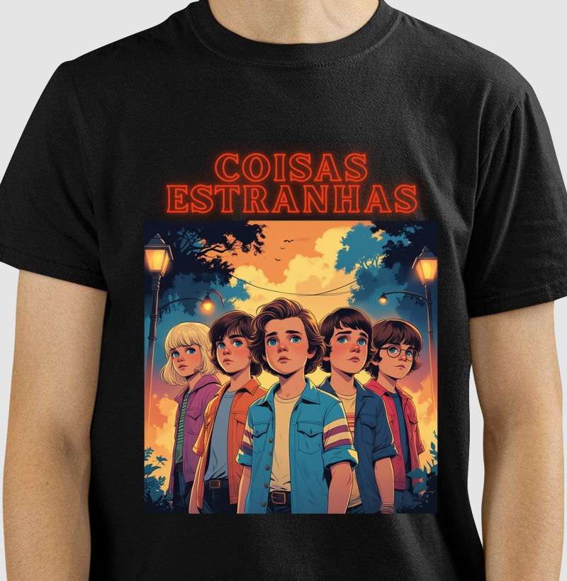 camiseta "Coisas Estranhas" - ST001