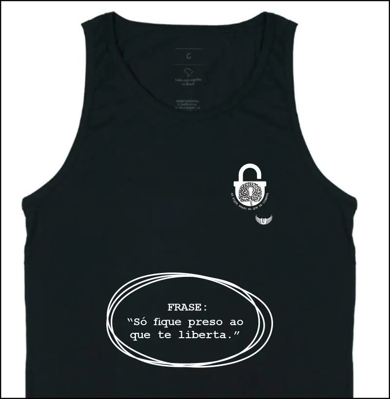 Regata Só fique preso ao que te liberta