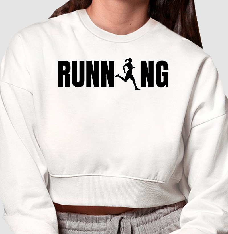  Cropped Moletom 'Running'