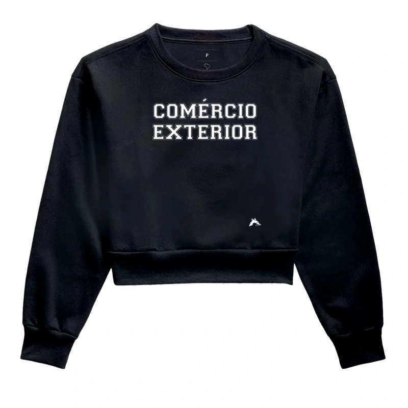 Moletom Cropped Comércio Exterior Classic