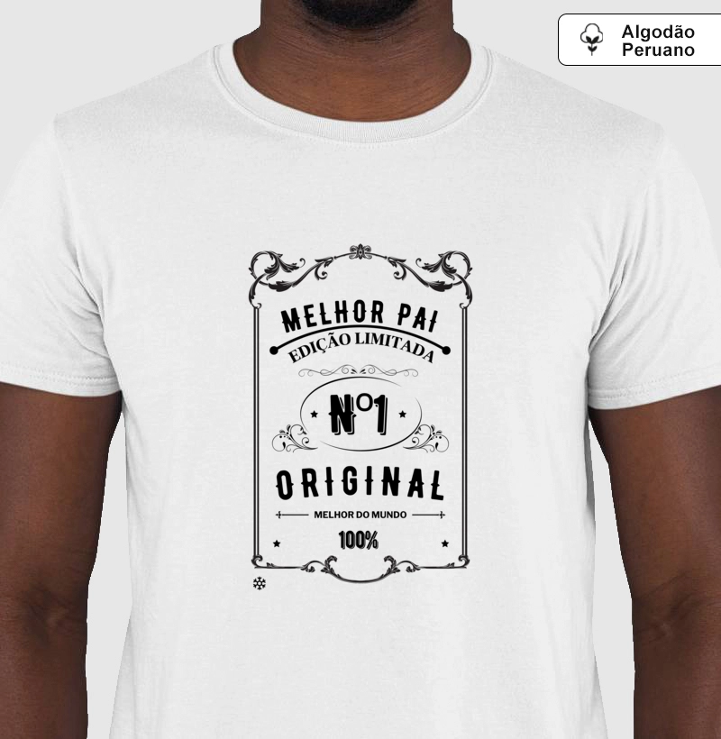 Camiseta Premium Melhor Pai