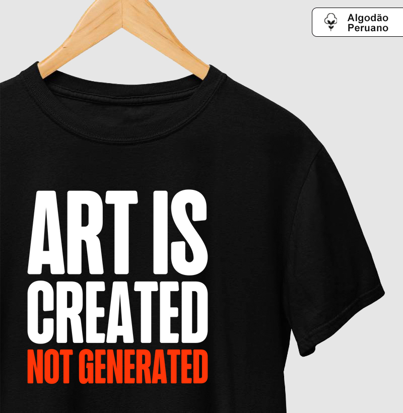 Art Is Created, Not Generated (premium