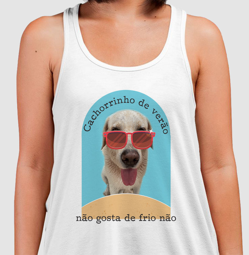 Regata Labrador Cachorrinho de Verão