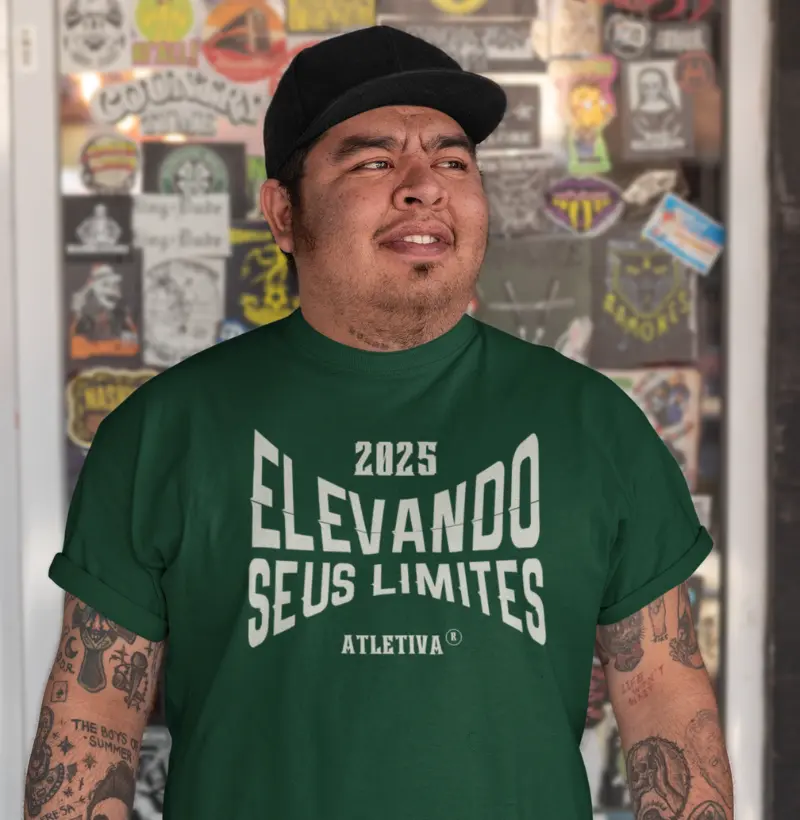 Camiseta "2025: Elevando Seus Limites"  | Estilo Motivacional e Inspirador | Atletiva
