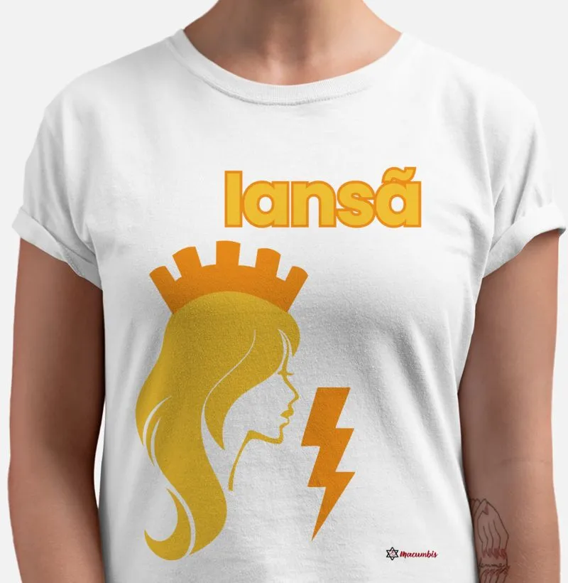 Camiseta Iansã Masculina ou Feminina Escolha a Cor
