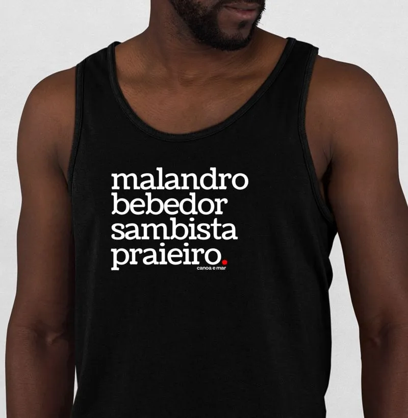 Malandro Bebedor Sambista Praieiro