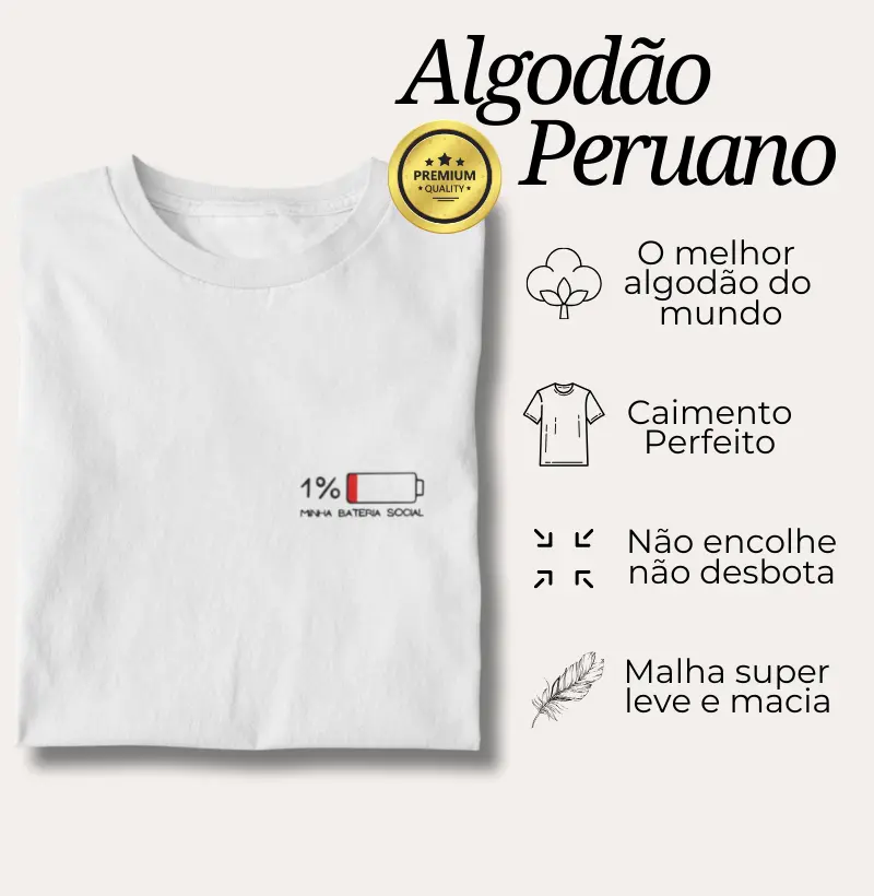 Algodão Peruano - Minha bateria social