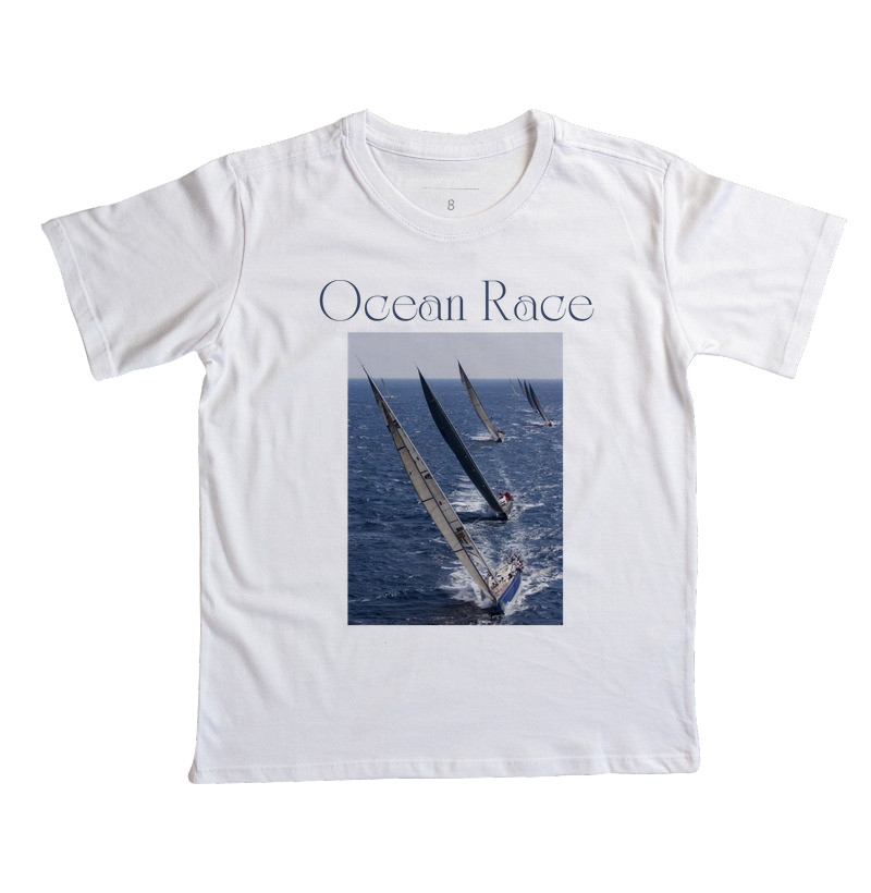 Estampa "Ocean Race" – Aventura e Estilo Navegando