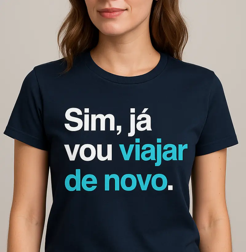Sim, já vou viajar de novo