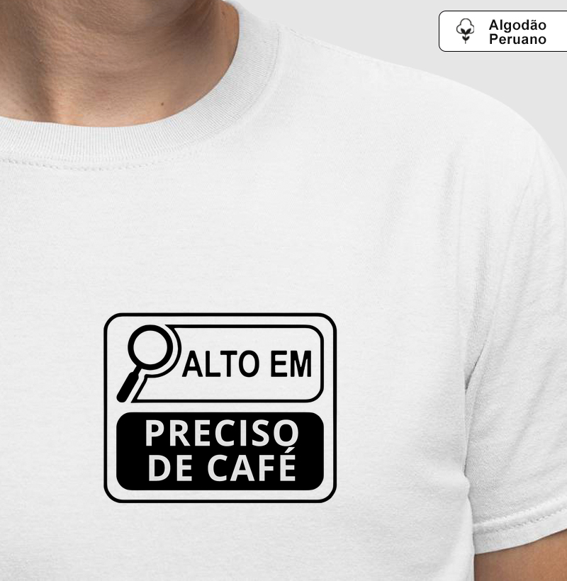 Alto em: Preciso de café