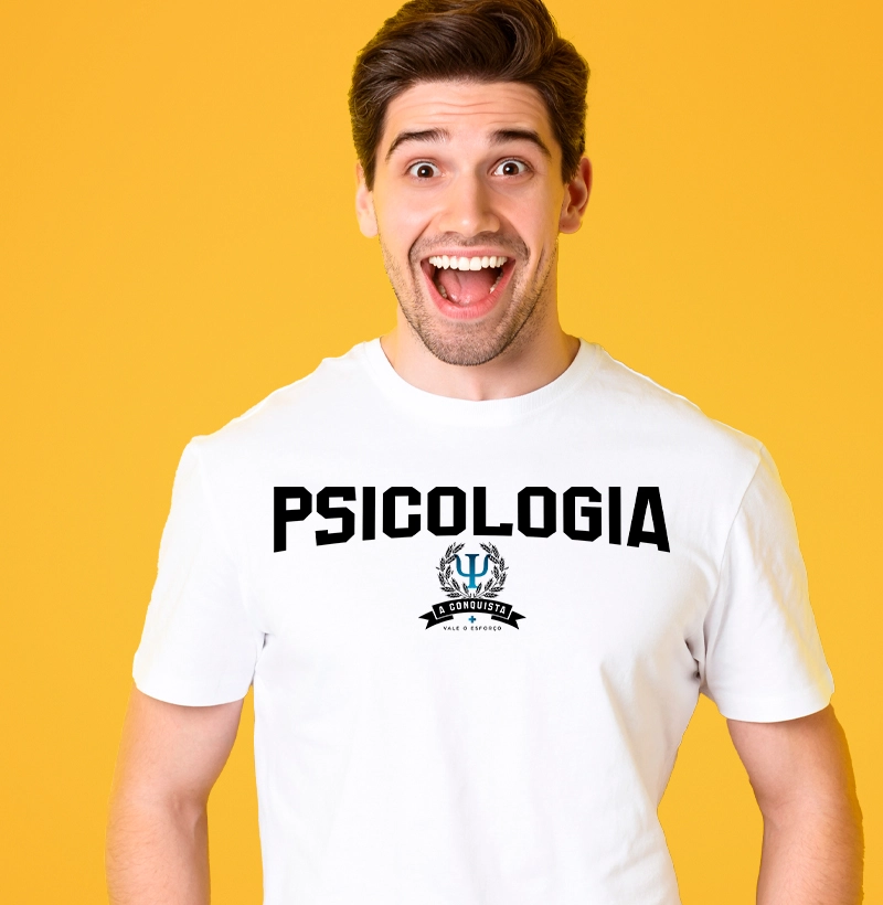 Camiseta Psicologia Premium Conquista - masculina