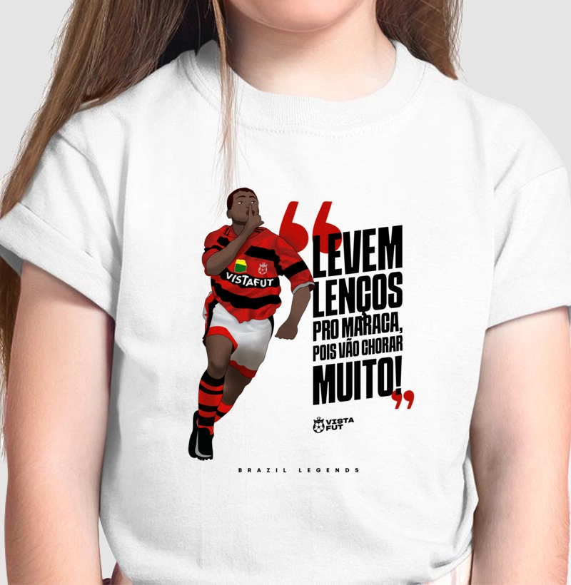 Camiseta Infantil - Baixinho Rubro-negro