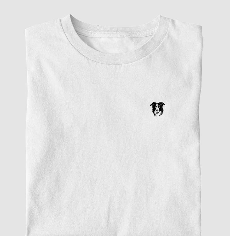 Camiseta Border Collie Minimalista