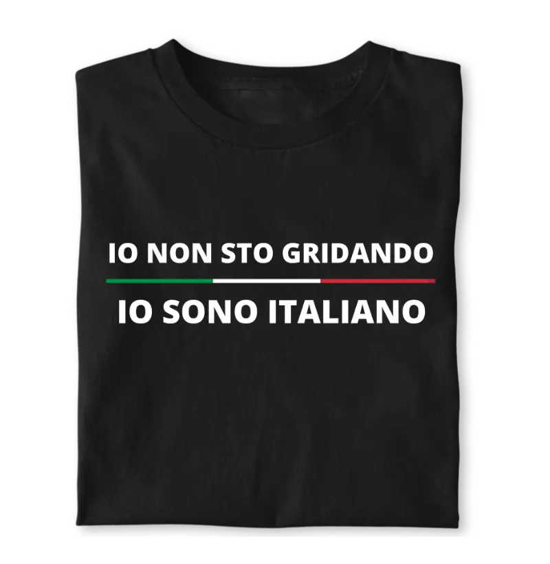 Falando como italiano (em italiano)