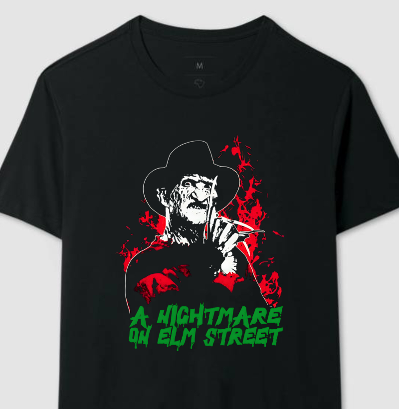 Camiseta A Hora do Pesadelo