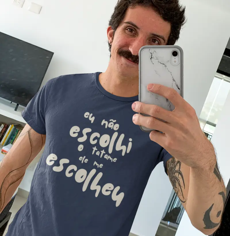 Eu Não Escolhi o Tatame, Ele Me Escolheu | Camiseta de Artes Marciais | Destino e Paixão pelo Esporte