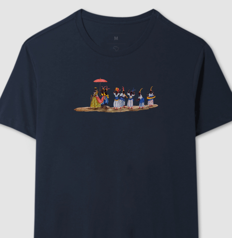 Camiseta Coroação da Rainha na Festa de Reis, Brasil colonial