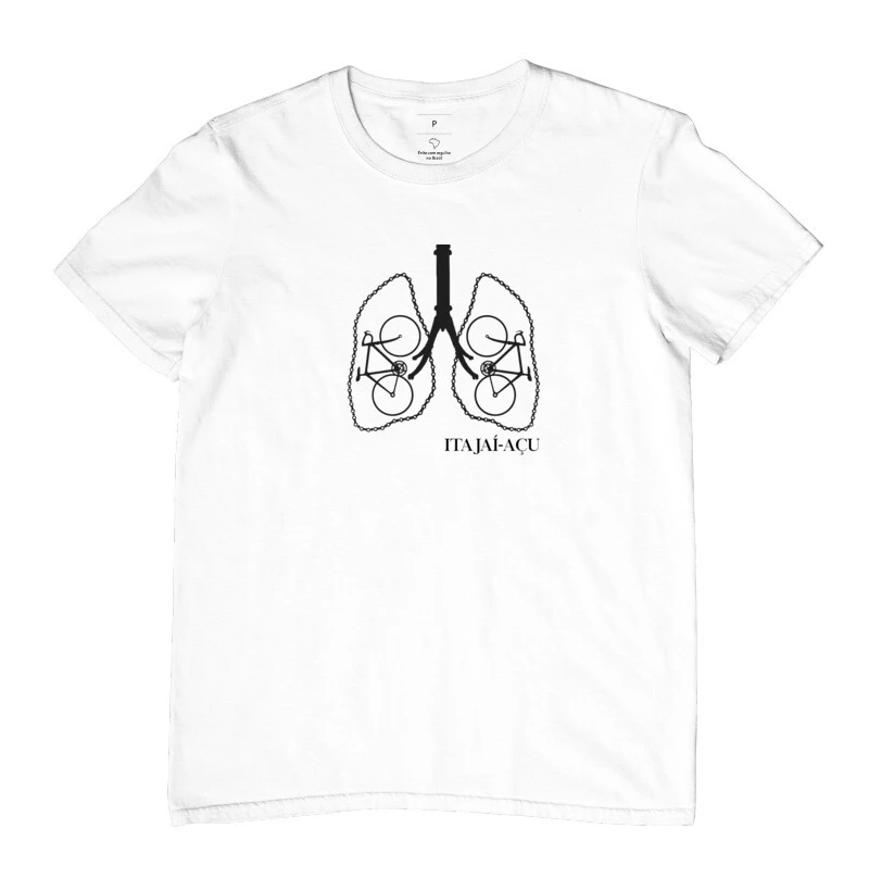 Camiseta Masc. Itajai-açu Pulmão Bike