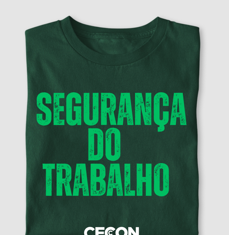 Camisa segurança do trabalho fonte cecon cores