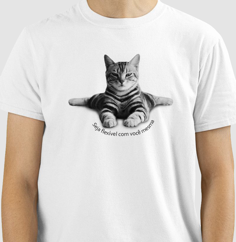 Camiseta seja flexível