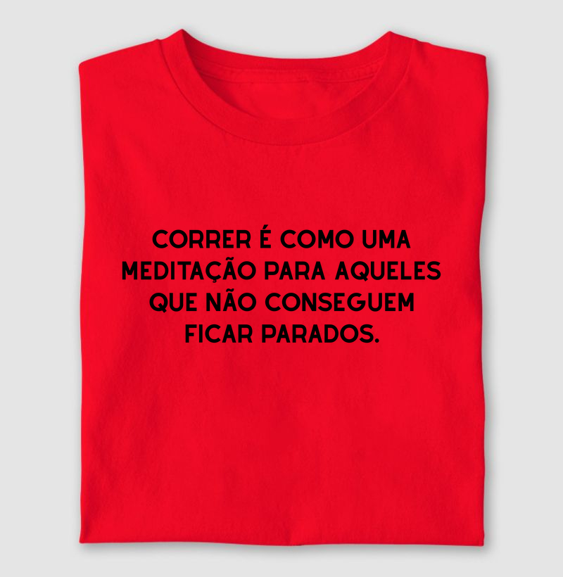 Correr é como uma meditação
