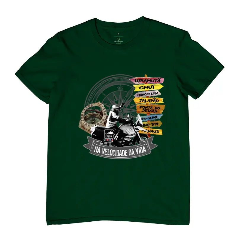 camiseta modelo desafio extremos 