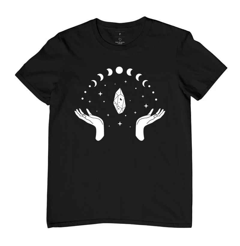 Camiseta Cristal + Fases da Lua