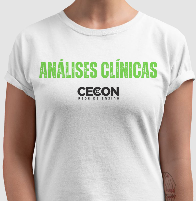 Camisa análises clínicas