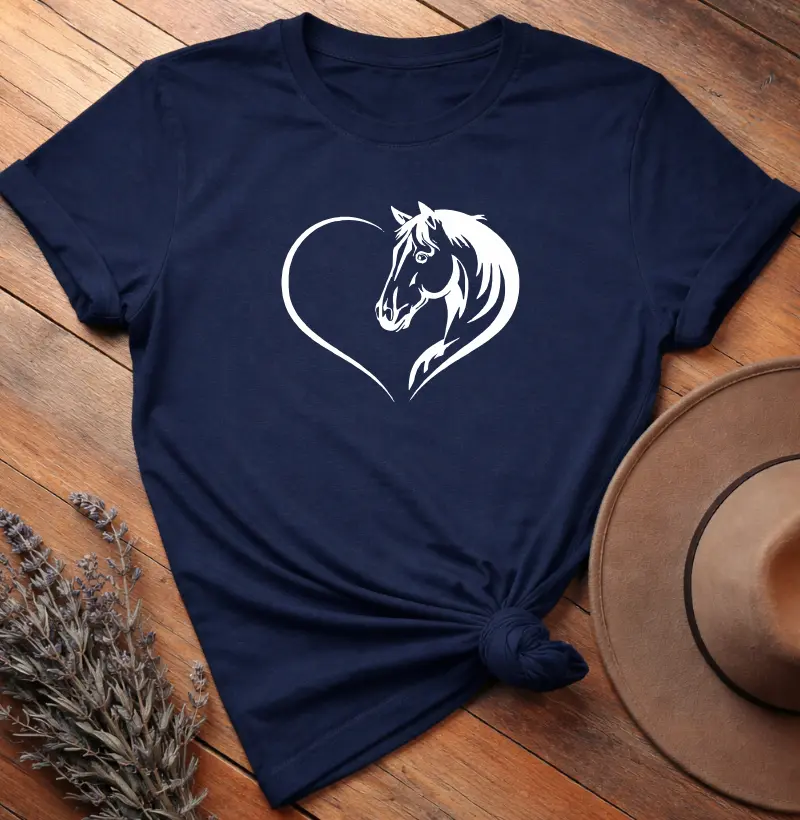 Camiseta Coração Selvagem 100% Algodão Premium