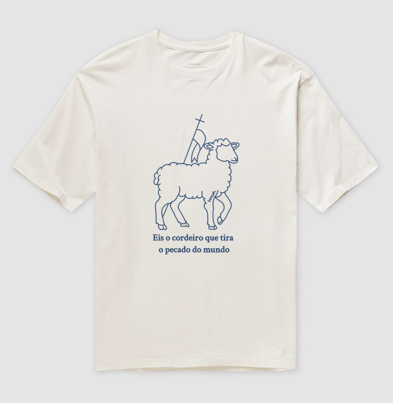 Camiseta Oversized Cordeiro