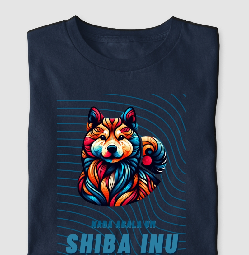 Nada abala um shiba inu (blue)