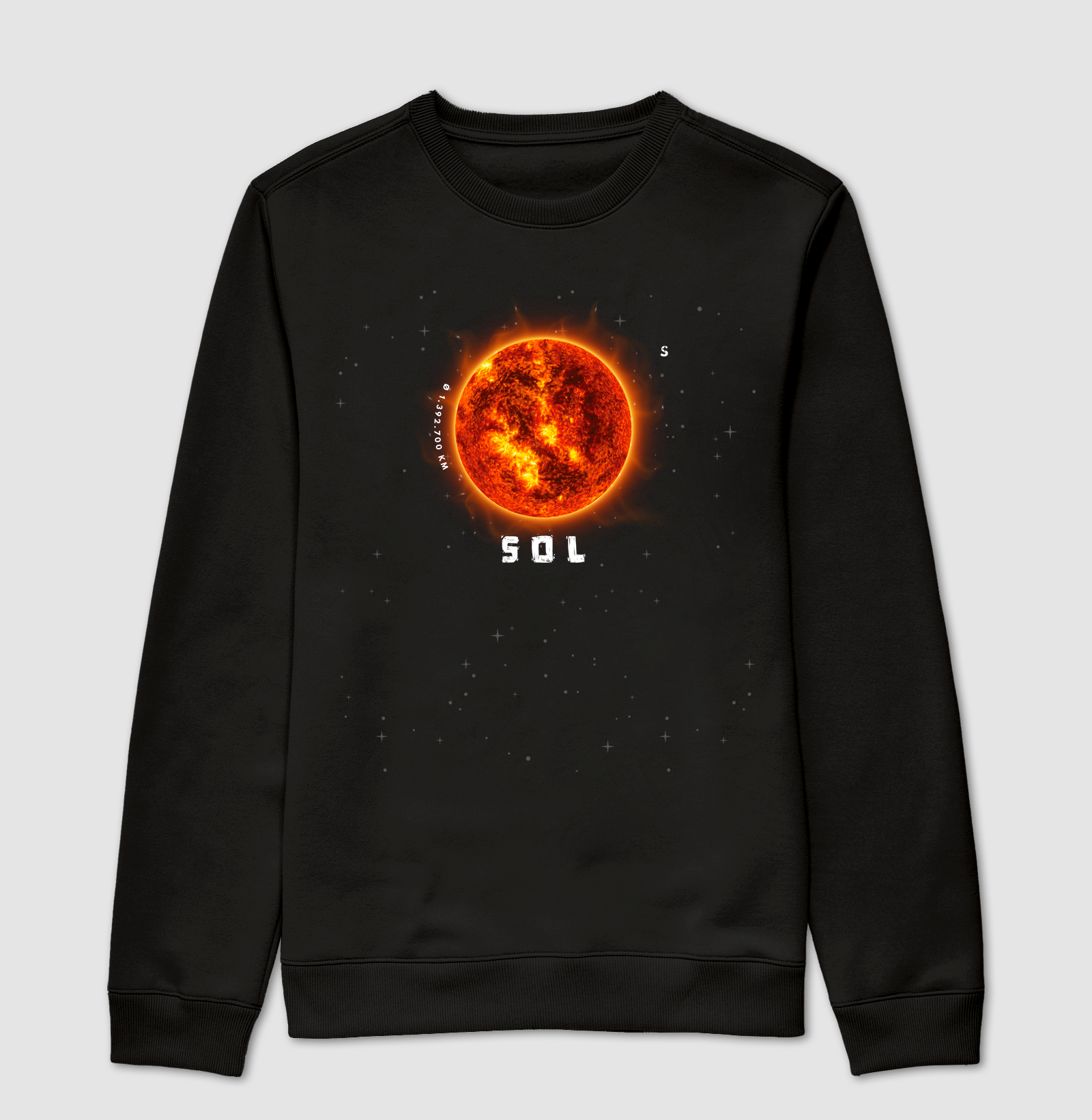 Sol, o Farol da Vida. Camiseta Supernova Estampada 