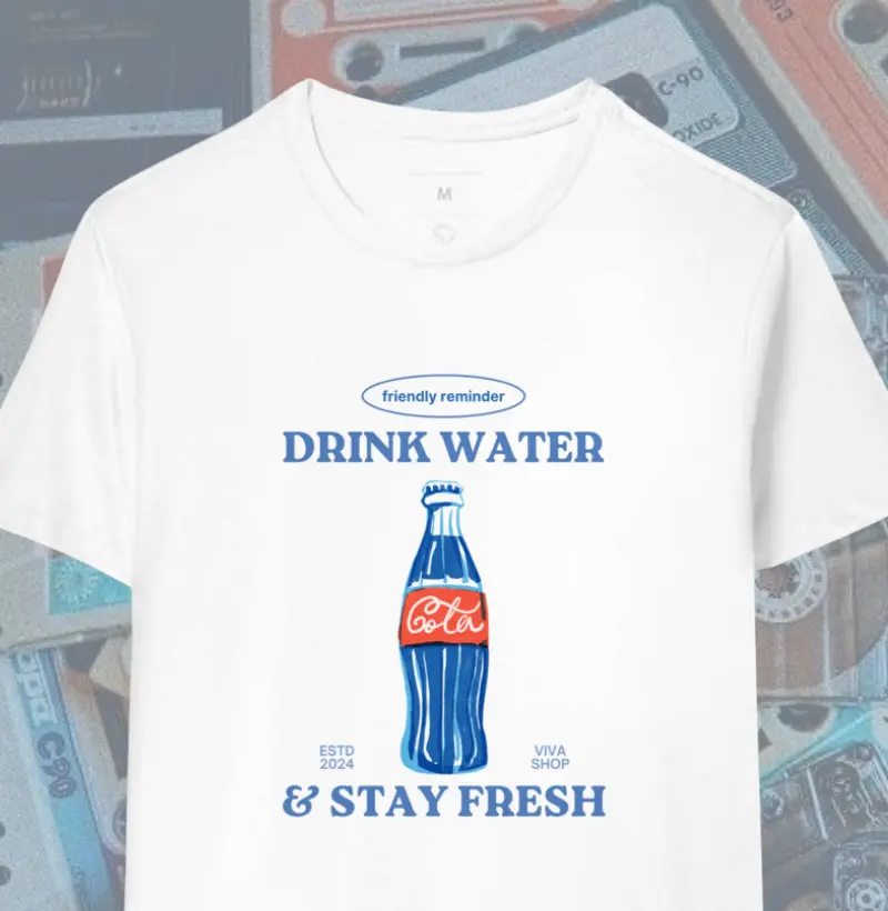 drink water & stay fresh