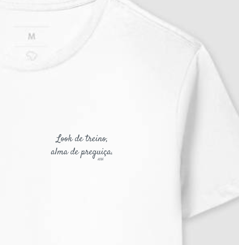 Look de treino, alma de preguiça.