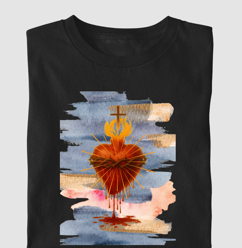 Sagrado Coração de Jesus-Sangrando com gota