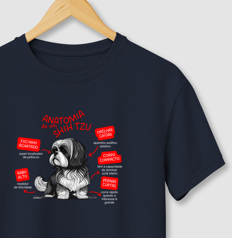Anatomia de um shih tzu