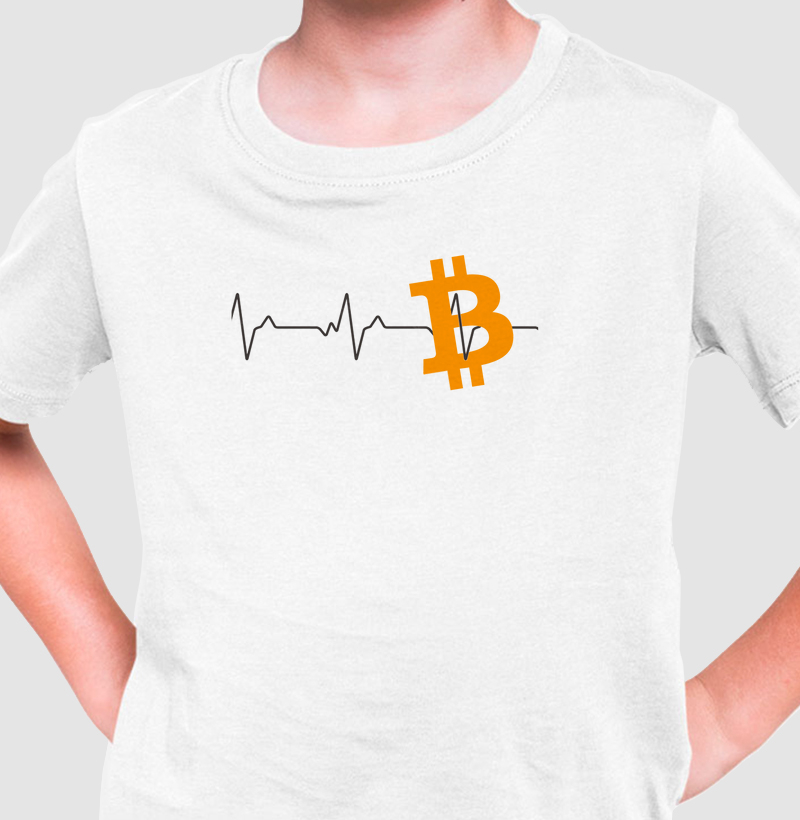 Bitcoin ECG - Camiseta Infantil 