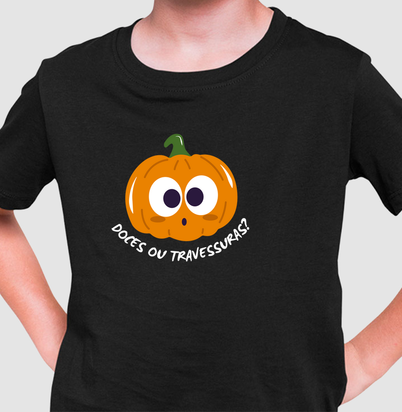Camiseta Doces ou travessuras