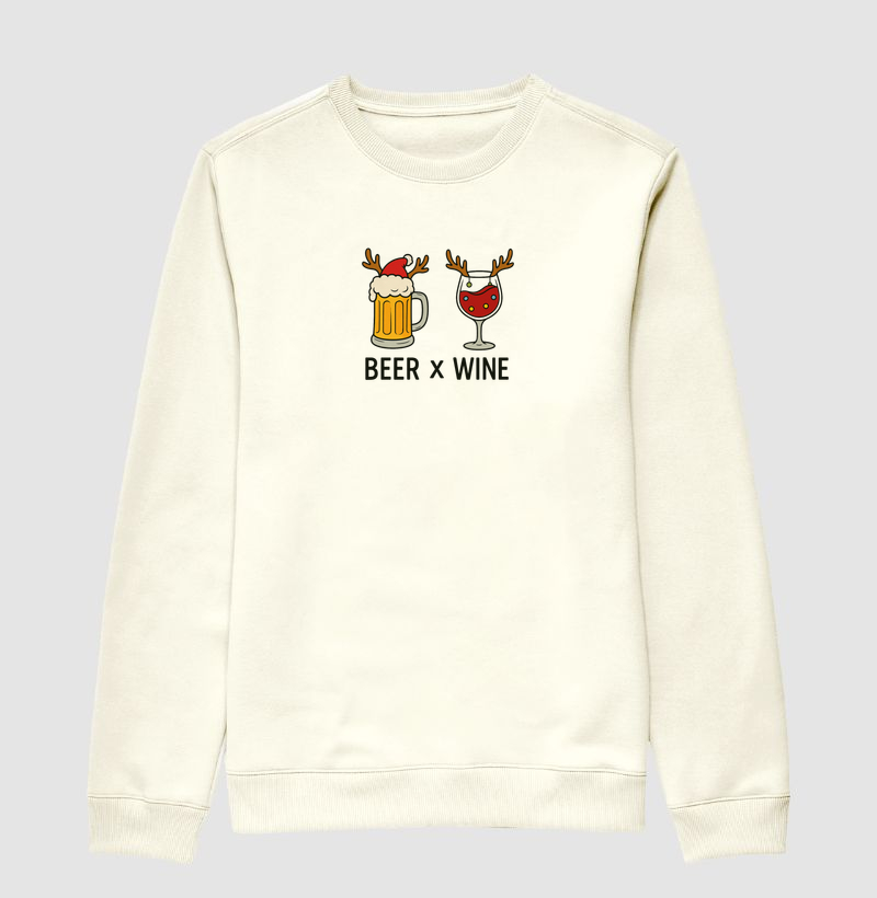 Suéter Moletom - Beer x Wine