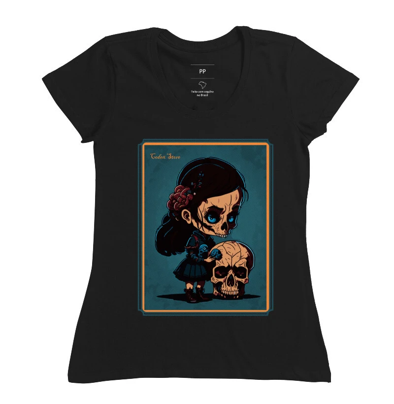 CAMISETA SKULL GIRL