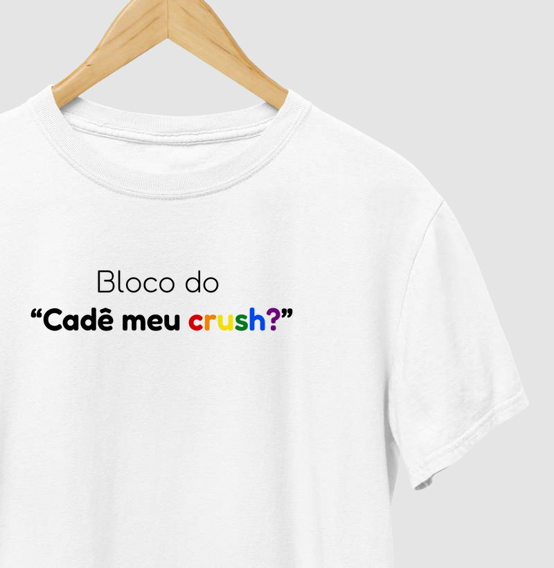 Bloco do "Cadê meu crush?" - colorida