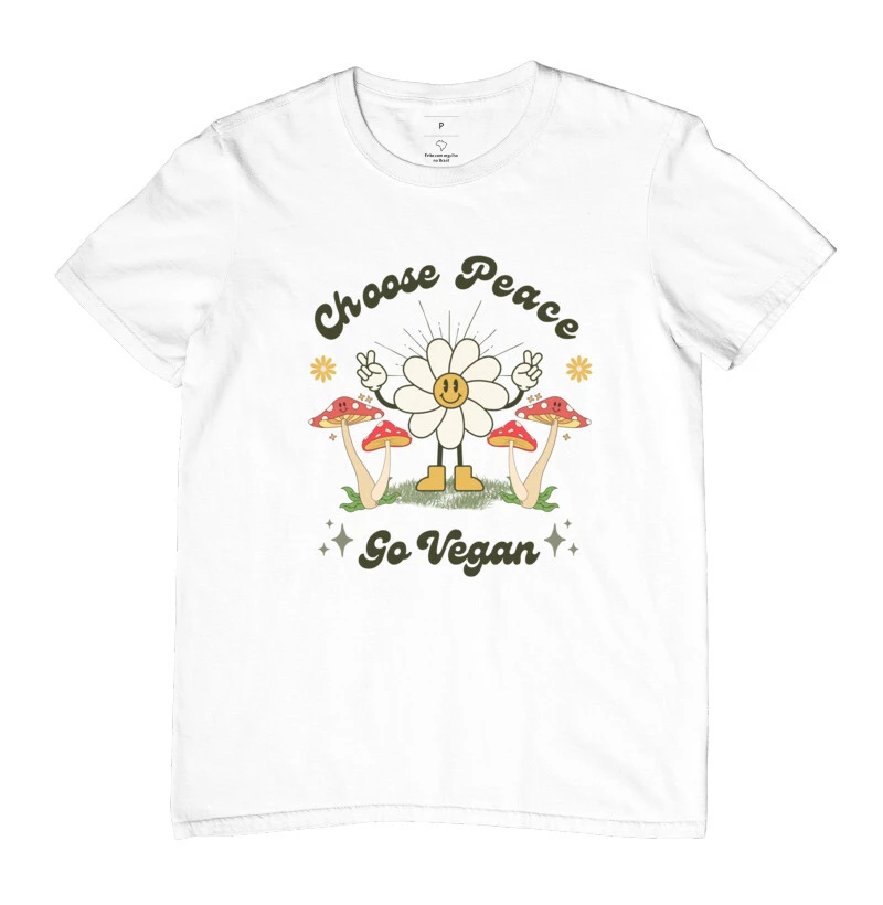 Camiseta T-Shirt Choose Peace - Várias Cores