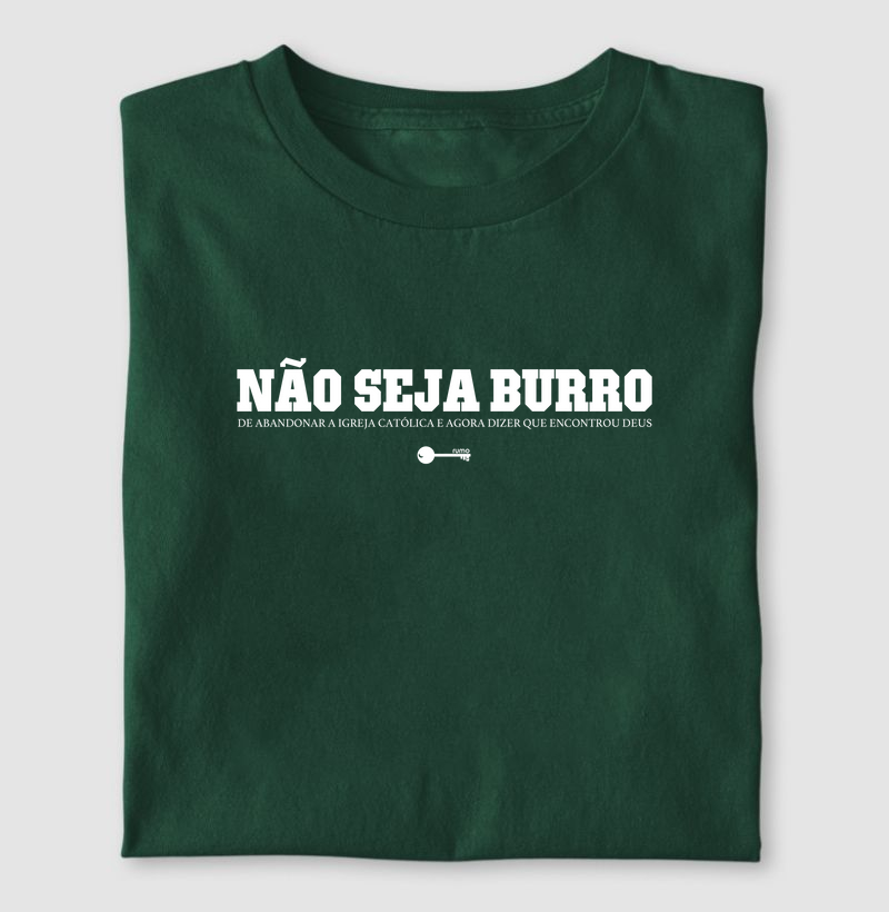 Camiseta - Não seja burro