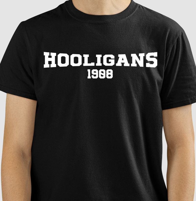Camiseta Hooligans 1908 - Letras Brancas