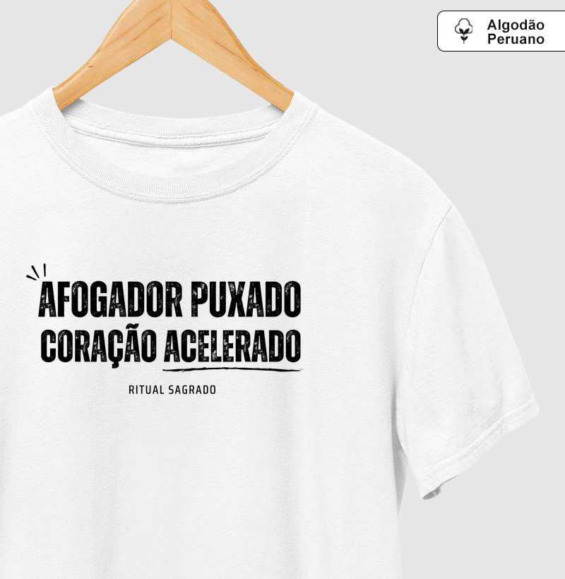 Afogador puxado, coração acelerado 